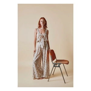 Emile et Ida - Printed Pants | Cream