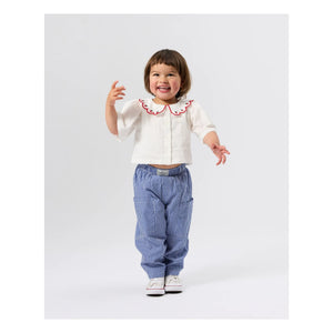 Goldie + Ace - Strawberry Crop Blouse | Ivory