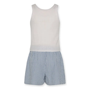 AO76 - La Pajama Striped Pajamas | Blue