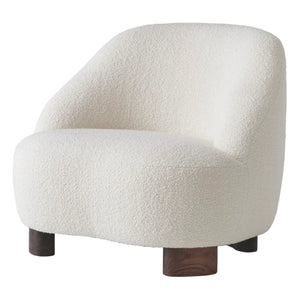 & Tradition - Margas LC1 Lounge Chair - Ceviz Ağacı Çerçeve | Krem