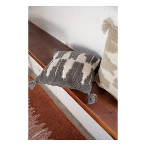 Lorena Canals x Smallable - Zagros Square Cushion - Smallable x Lorena Canals | Charcoal grey