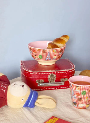 Rice - Paris Melamine Bowl | Red