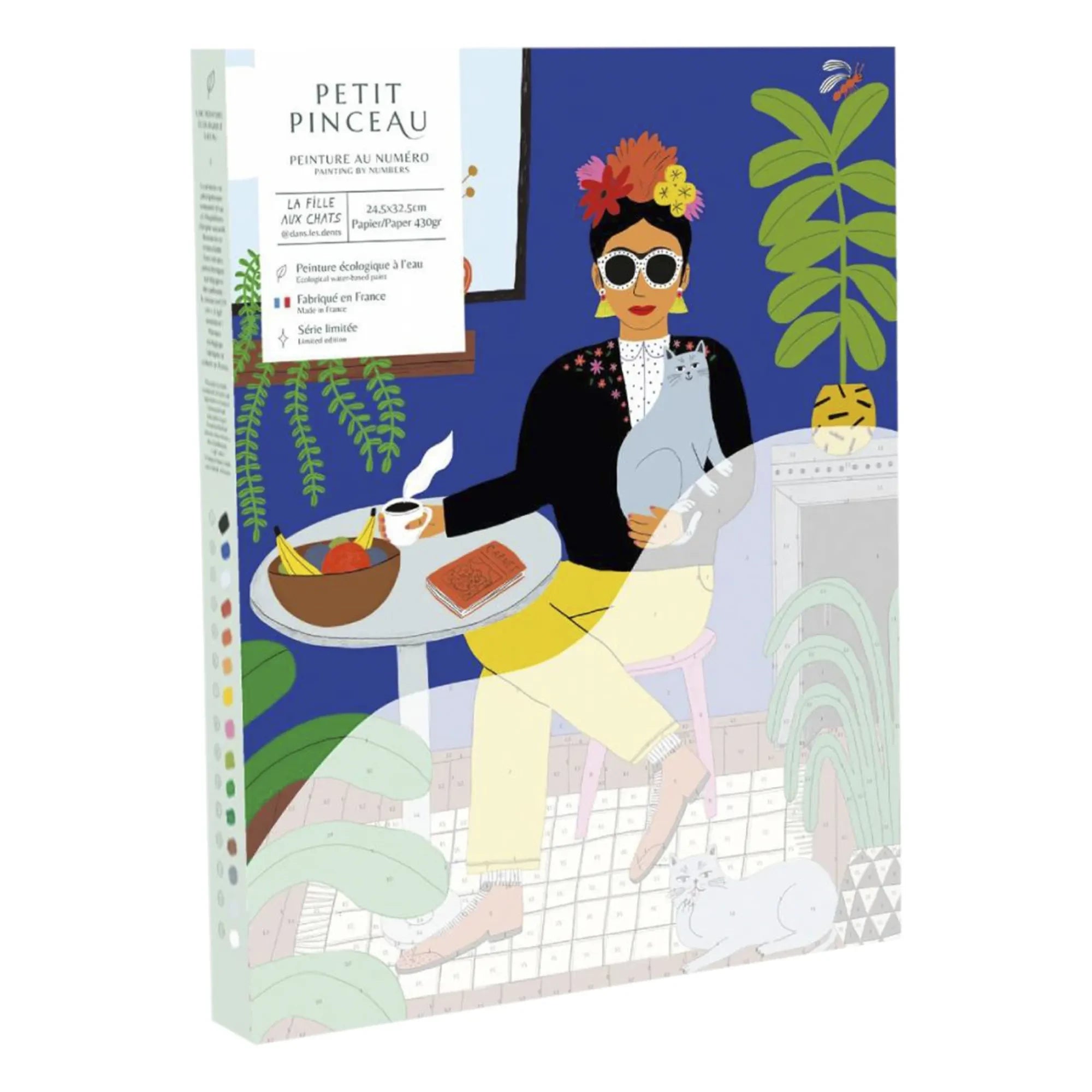 La Petite Épicerie - Numbered coloring kit - La Fille aux Chats