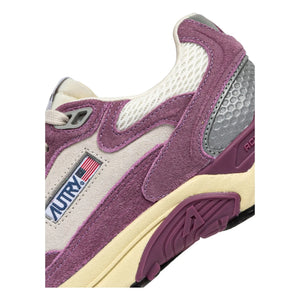 Autry - Basket Hyperway Low Bicolor Suede | Purple