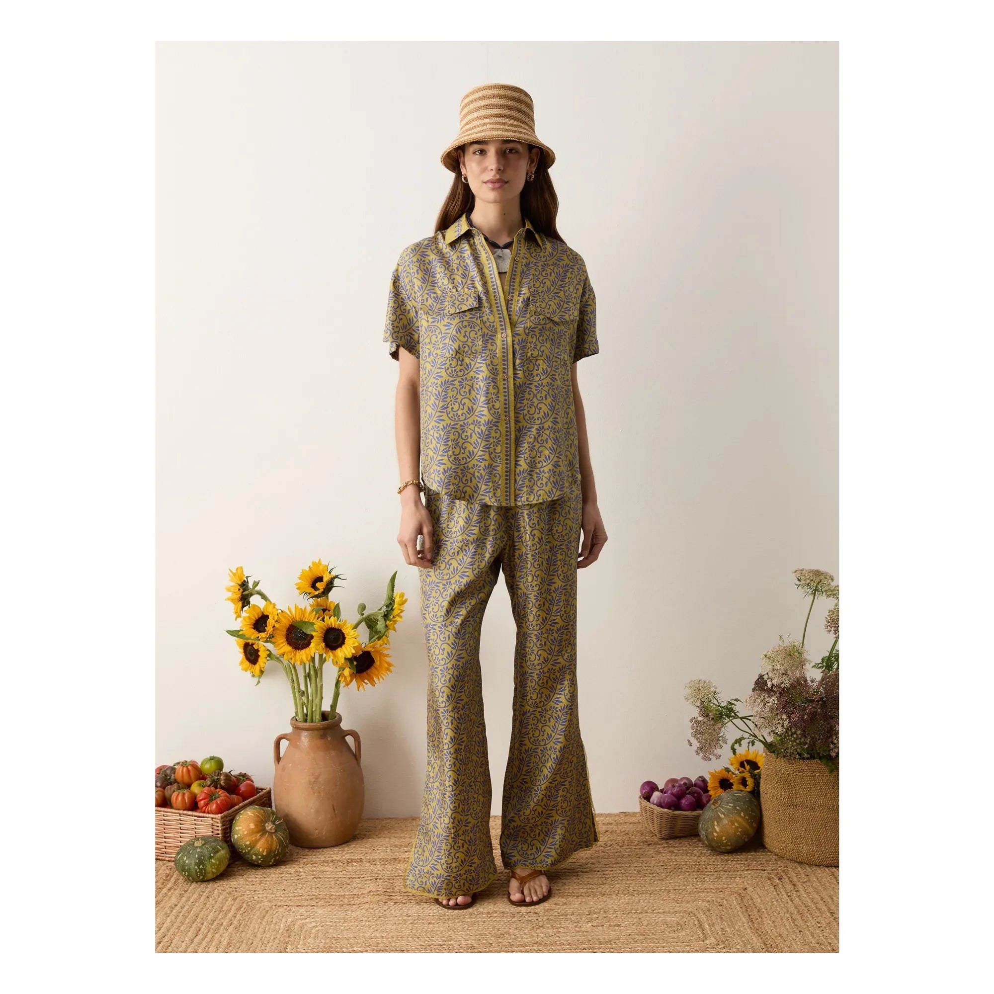 Boteh - Verve Silk Shirt | Blue