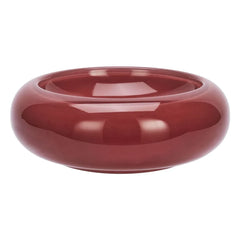 Madam Stoltz - Glass Bowl | Burgundy