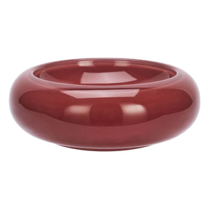 Madam Stoltz - Glass Bowl | Burgundy