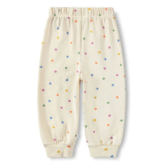 Molo - Simeon Jogger Hearts Organic Cotton | Off-white