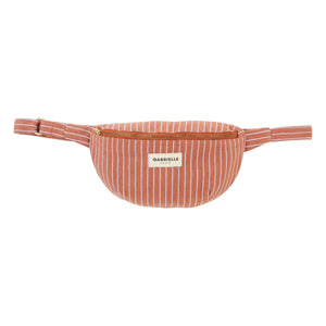Gabrielle Paris - Lilac Striped Banana Bag | Lilac