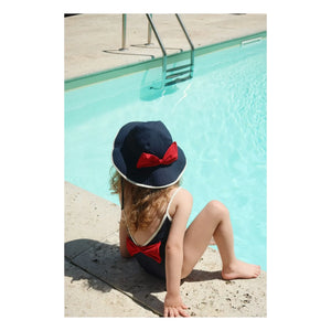 Konges Sløjd - Bowie Knot Swimsuit Recycled Fibers | Navy Blue