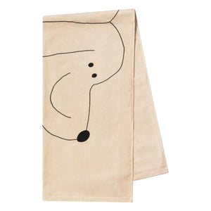 Tinycottons - Tiny & Tiny Organic Cotton Beach Towel | Beige