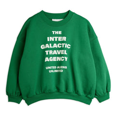 Mini Rodini - Sweat Travel Agency Organik pamuk | Yeşil
