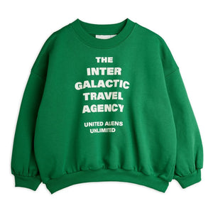 Mini Rodini - Sweat Travel Agency Organik pamuk | Yeşil