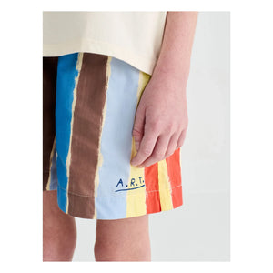 True Artist - Striped Shorts | Blue