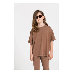 Smallable Kid - Liv Organic Cotton T-shirt | Brown