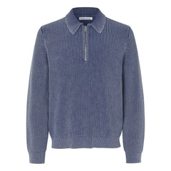 Samsoe Samsoe - Polo Neck Sweater | Steel