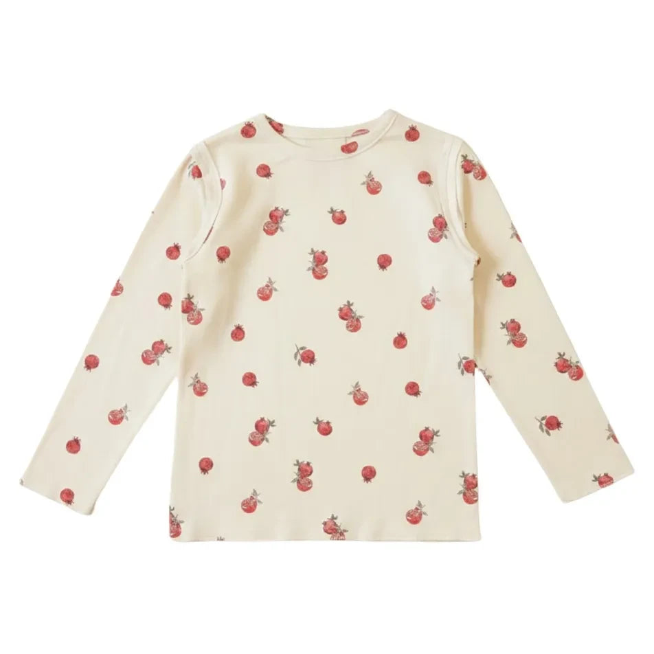 Studio Bohème - Lala Grenades Organic Cotton T-shirt | Ecru
