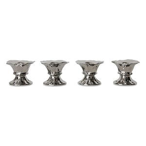 HKliving - New Classic Egg Cups - Set of 4 | Silver