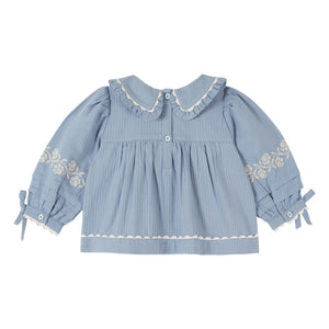 Emile et Ida - Nakışlı bluz | Mavi