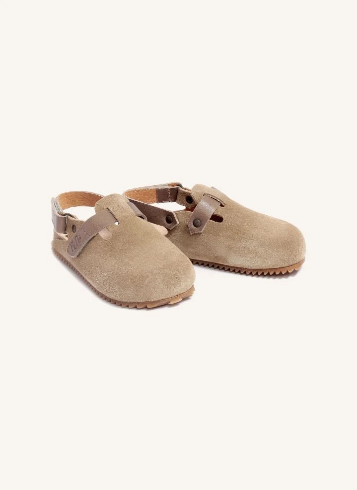 Pèpè - Beige Suede Slippers