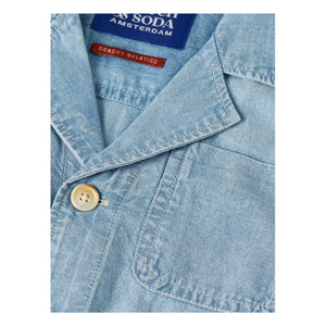 Scotch & Soda - Chambray Romper | Light Blue