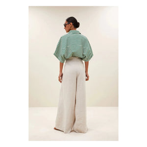 By Bar - Sef Keten Pantolon | Beige