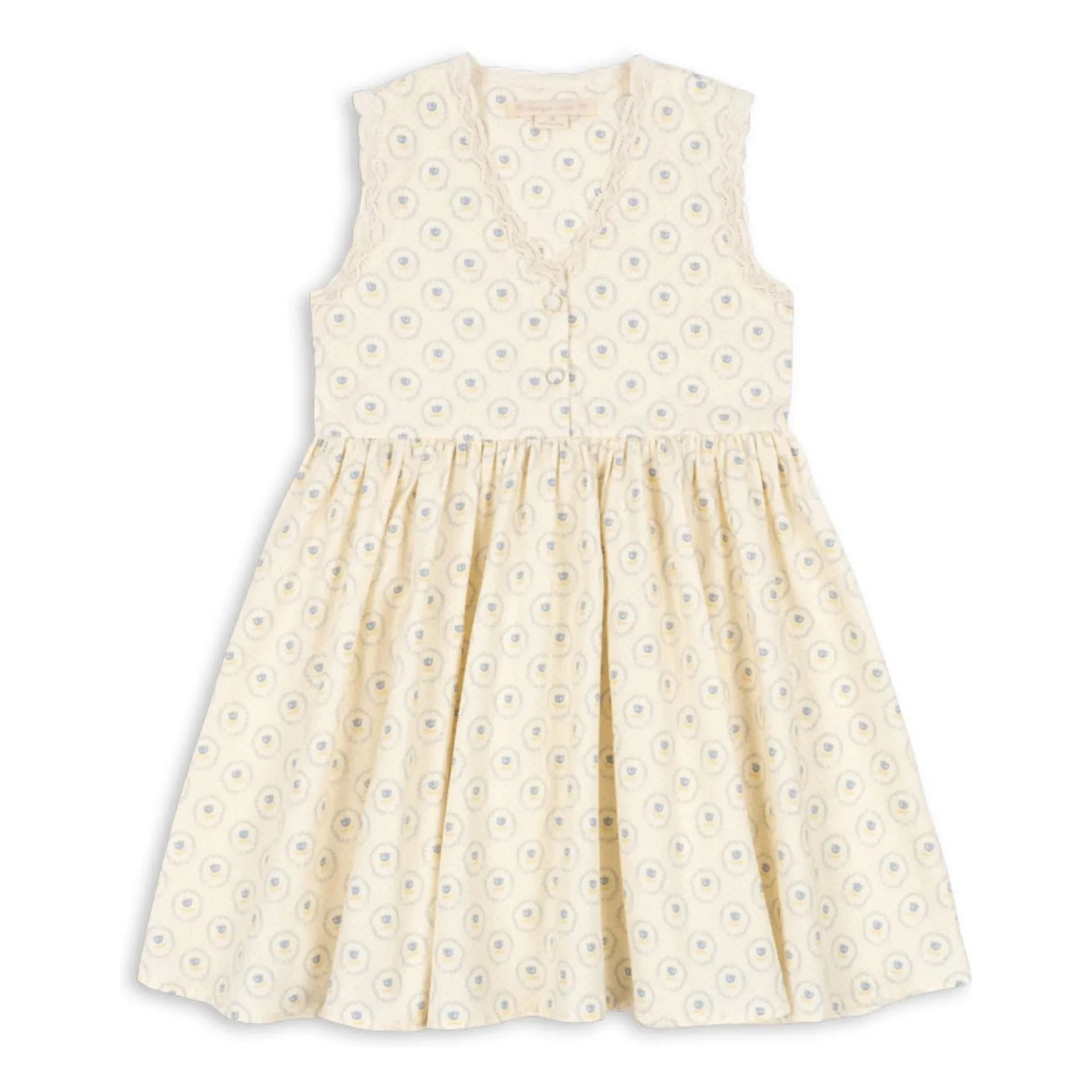 Konges Sløjd - Organic Cotton Lace Dress | Ecru