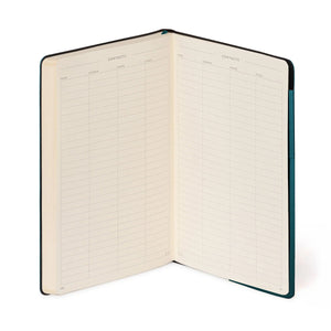 Legami - Notebook with Blank Pages and Monochrome Soft Cover - Deep Teal - My Notebook