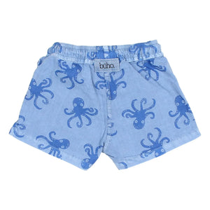Búho - Octopus Swim Shorts Organic Cotton | Blue