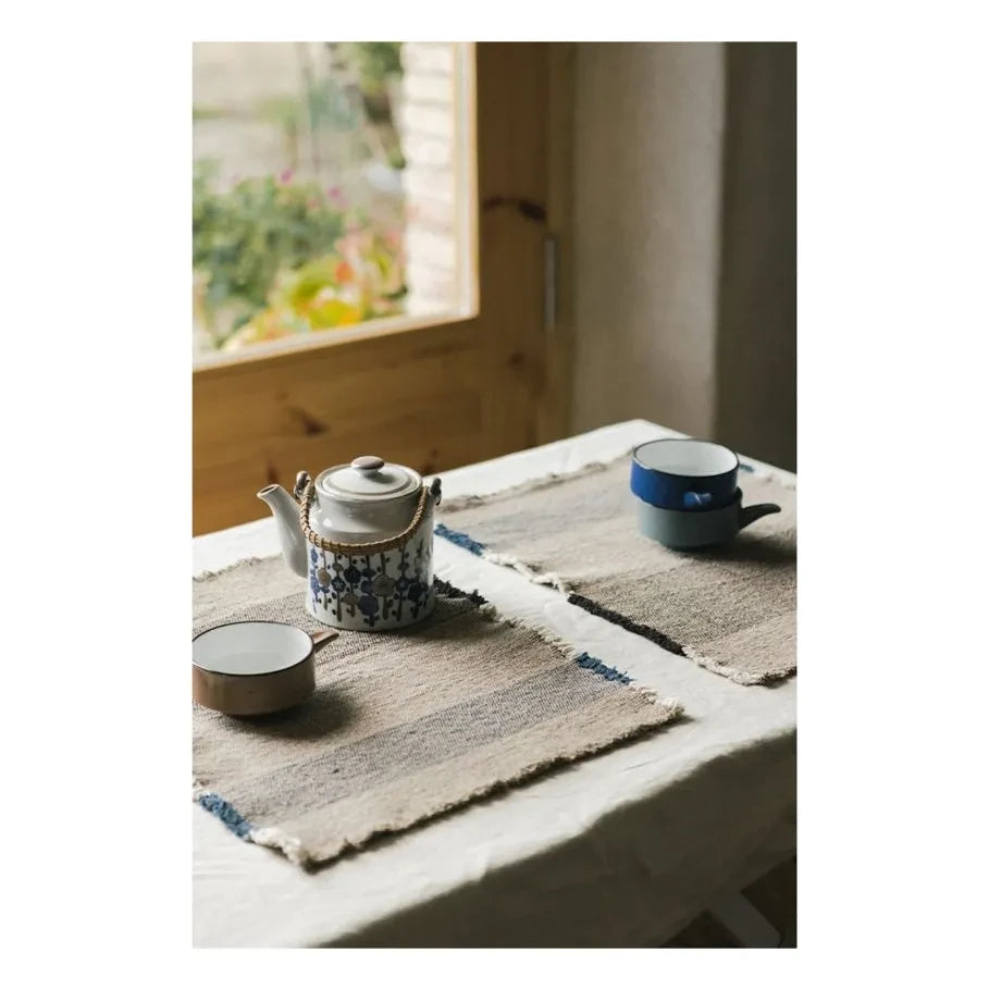 Lorena Canals - La Condesa American Tray - Set of 2 | Dark Brown