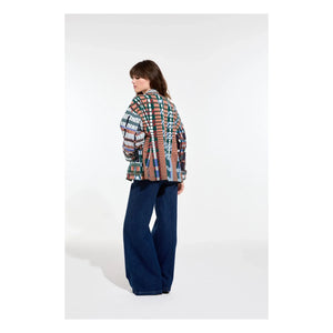 Mapoésie - Mina Utopie Cotton Jacket | Blue