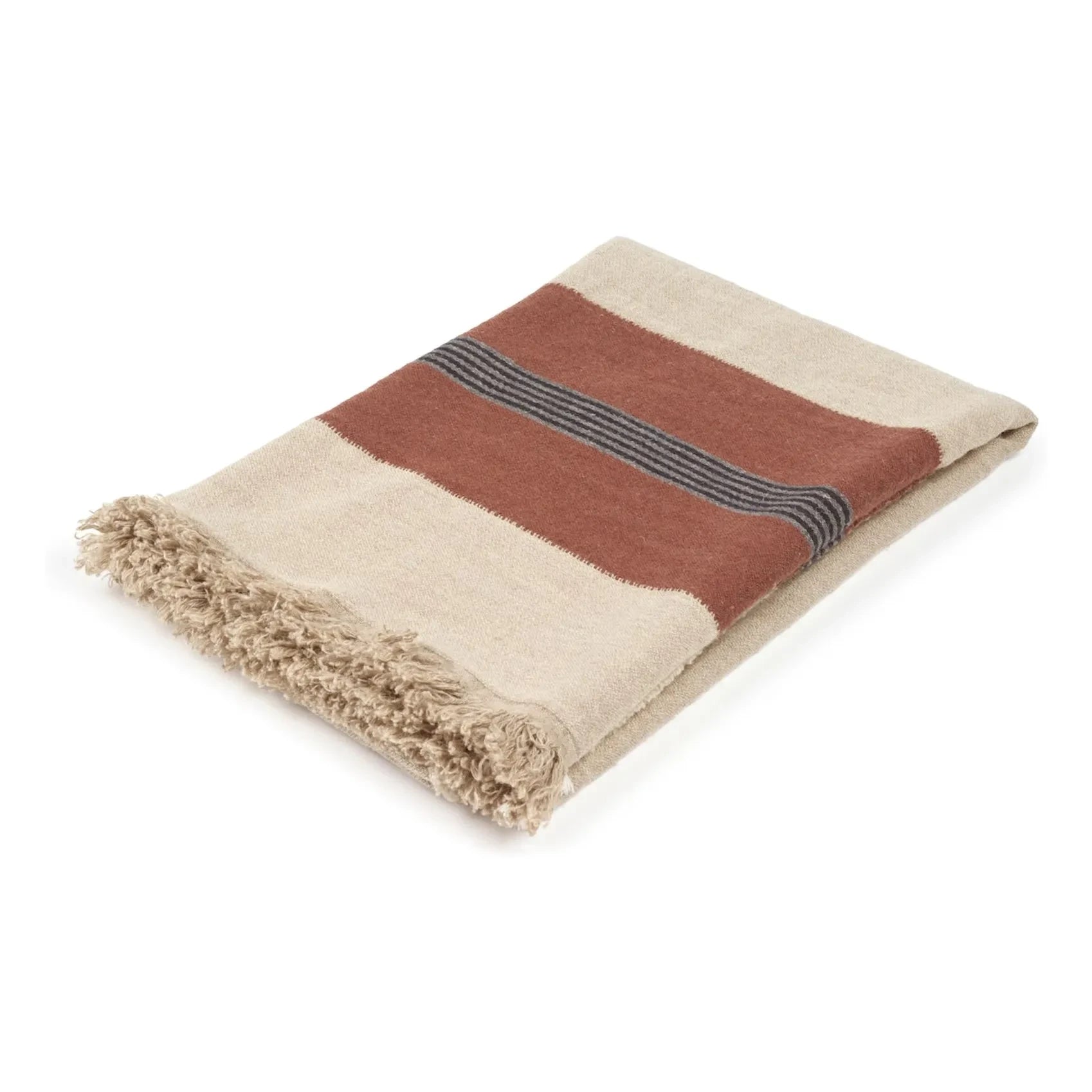 Libeco - Sienna Linen Throw | Brown