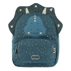 Trixie - Mr. Triceratops Backpack | Gray Blue