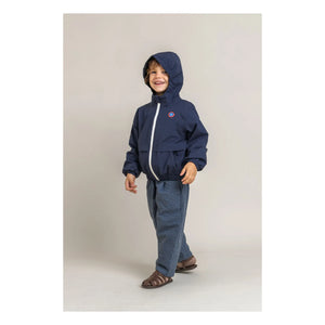 Flotte - Bastille Waterproof Windbreaker Recycled Fiber | Navy Blue