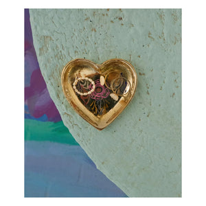 Doing Goods - Miracle Mila Heart Plate | Brass