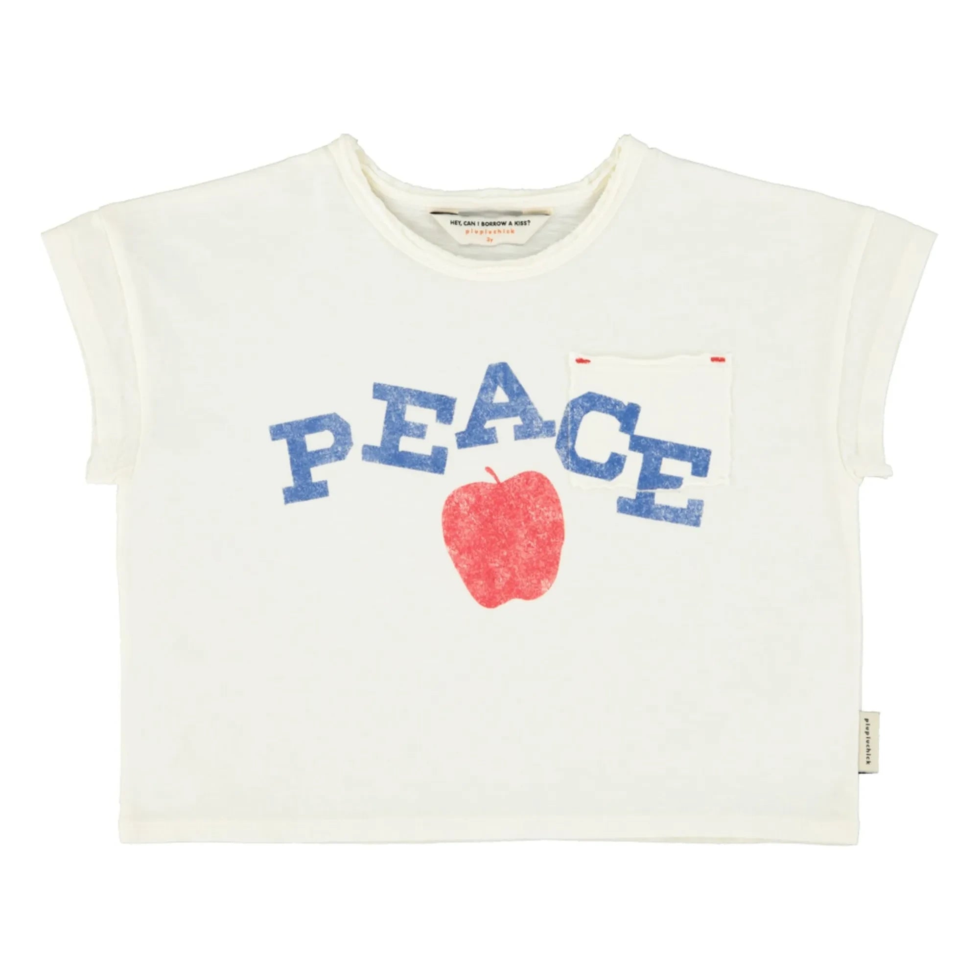 Piupiuchick - Peace Tişört | Ecru