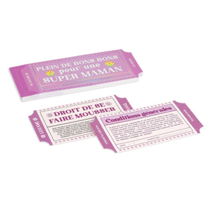 Legami - Kitap 24 Vouchers Mum - French - Gift Vouchers