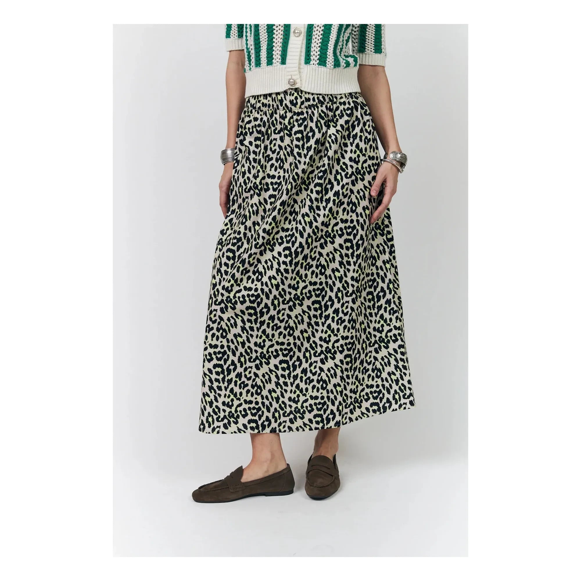 Lollys Laundry - Isla Cotton Skirt | Beige