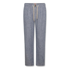 AO76 - Zach Striped Linen Pants | Blue