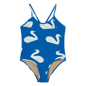 Tinycottons - Swan Swimsuit | Blue