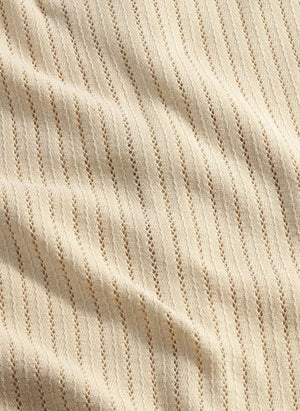 NN.07 - Troels file polo shirt 6561 | Ecru