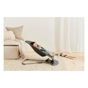 BabyBjörn - Padded Cotton Bliss Lounger | Charcoal Gray