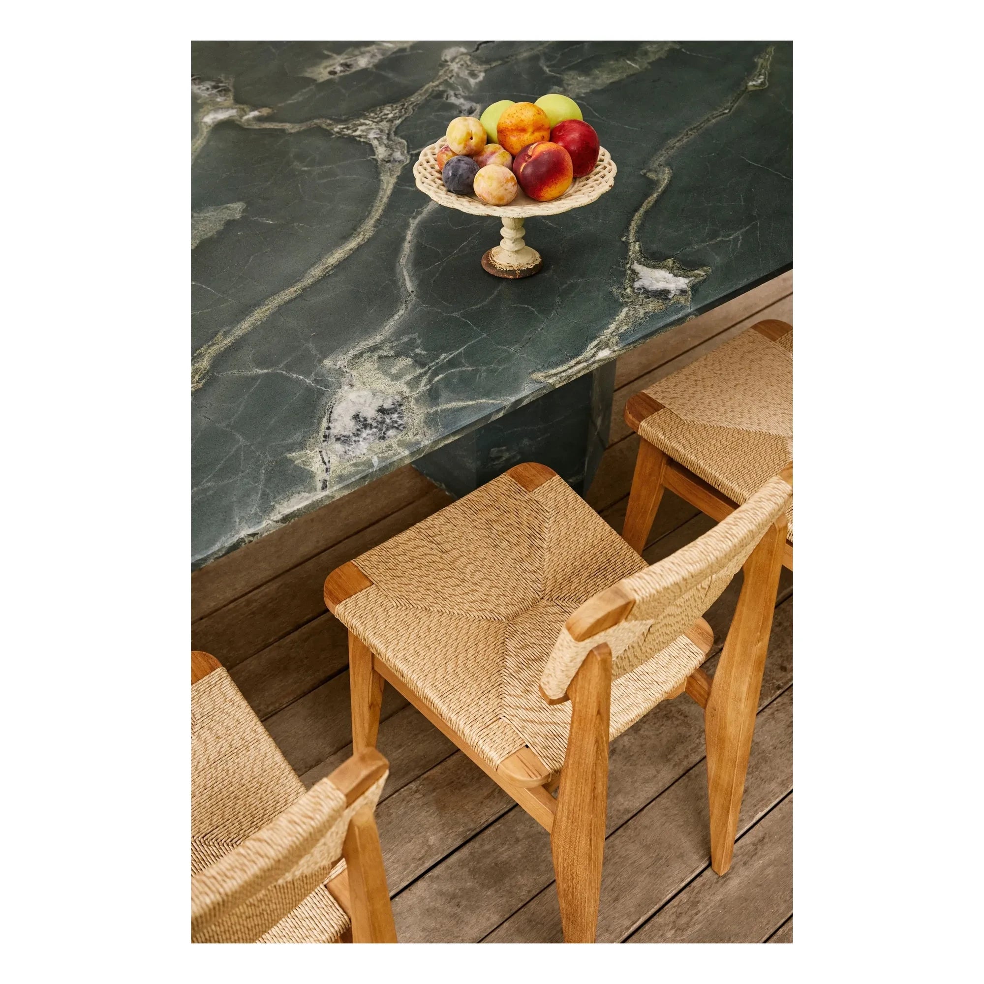 Gubi - Marcel Gascoin Rope-Back Outdoor Chair