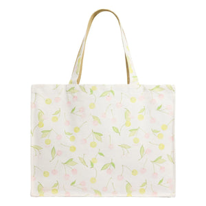 Bonpoint - Emiko Cherry | Ecru Tote Bag