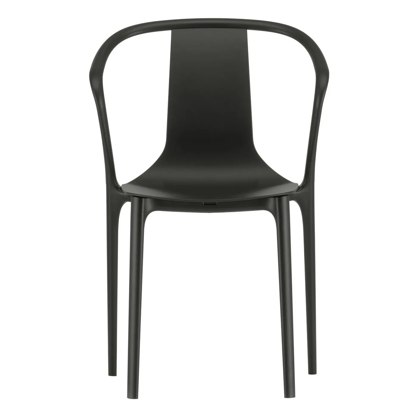 Vitra - Ronan & Erwan Bouroullec Tasarımı Belleville Sandalye | Koyu Siyah