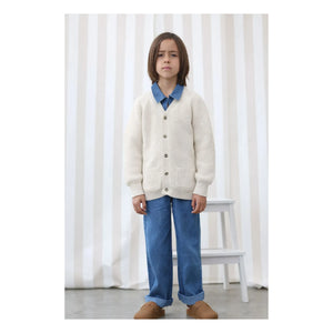 Lililotte - Victor organic cotton cardigan | Ecru