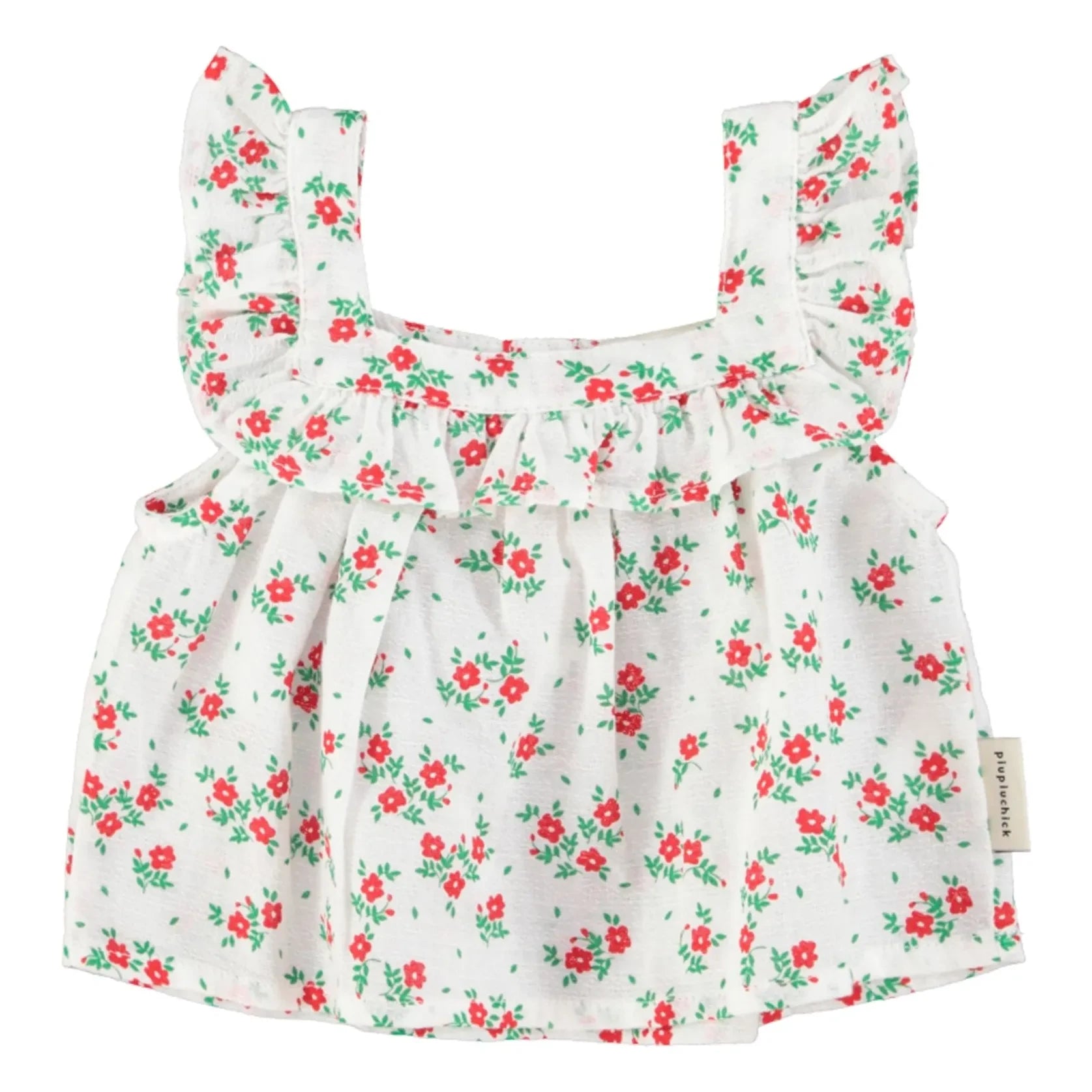 Piupiuchick - Organic Cotton Blouse | White