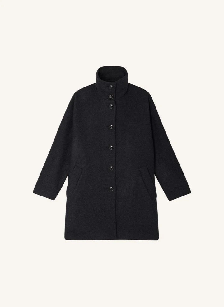 Sessùn - Paradise Wool Coat | Black