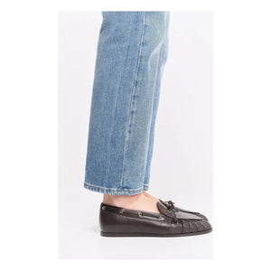 Socque Paris - Como Leather Slippers | Chocolate