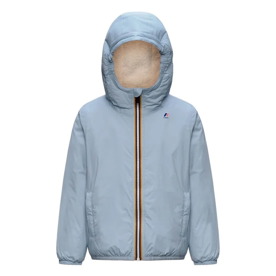 K-way - Le Vrai 4.0 Claude Orsetto Waterproof, Lined Windbreaker | Light Blue